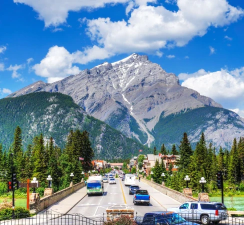 A mountain area near Calgary.