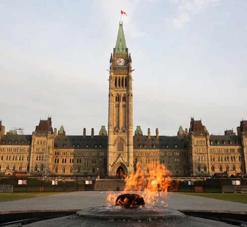 The capital of Canada Ottawa and the House of Commons.